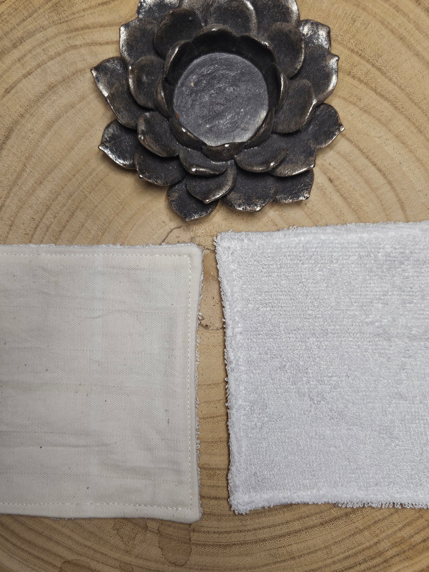 Lingette lavable à l'unité – 13,5 x 13,5 cm