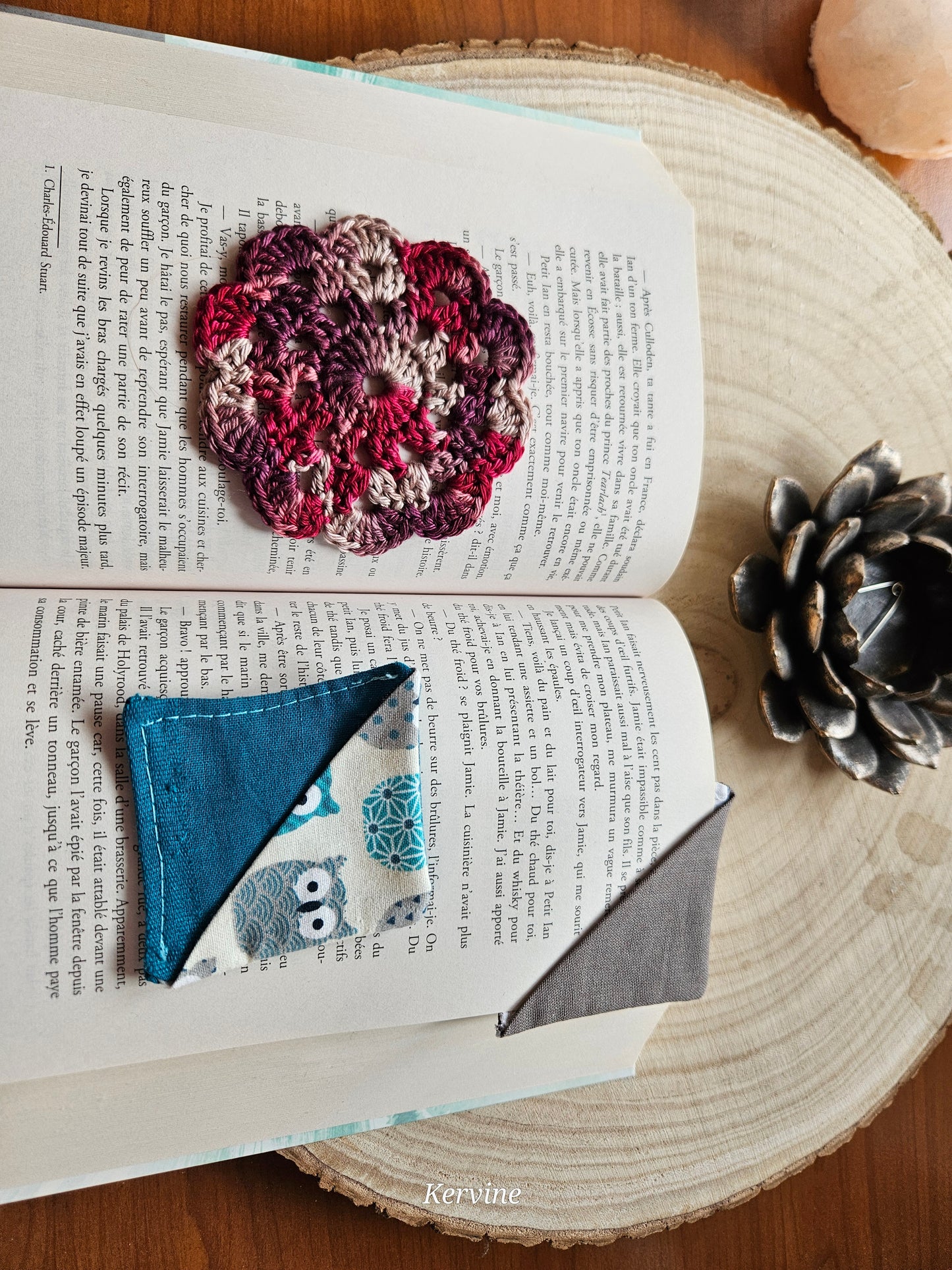 Marque page en coin