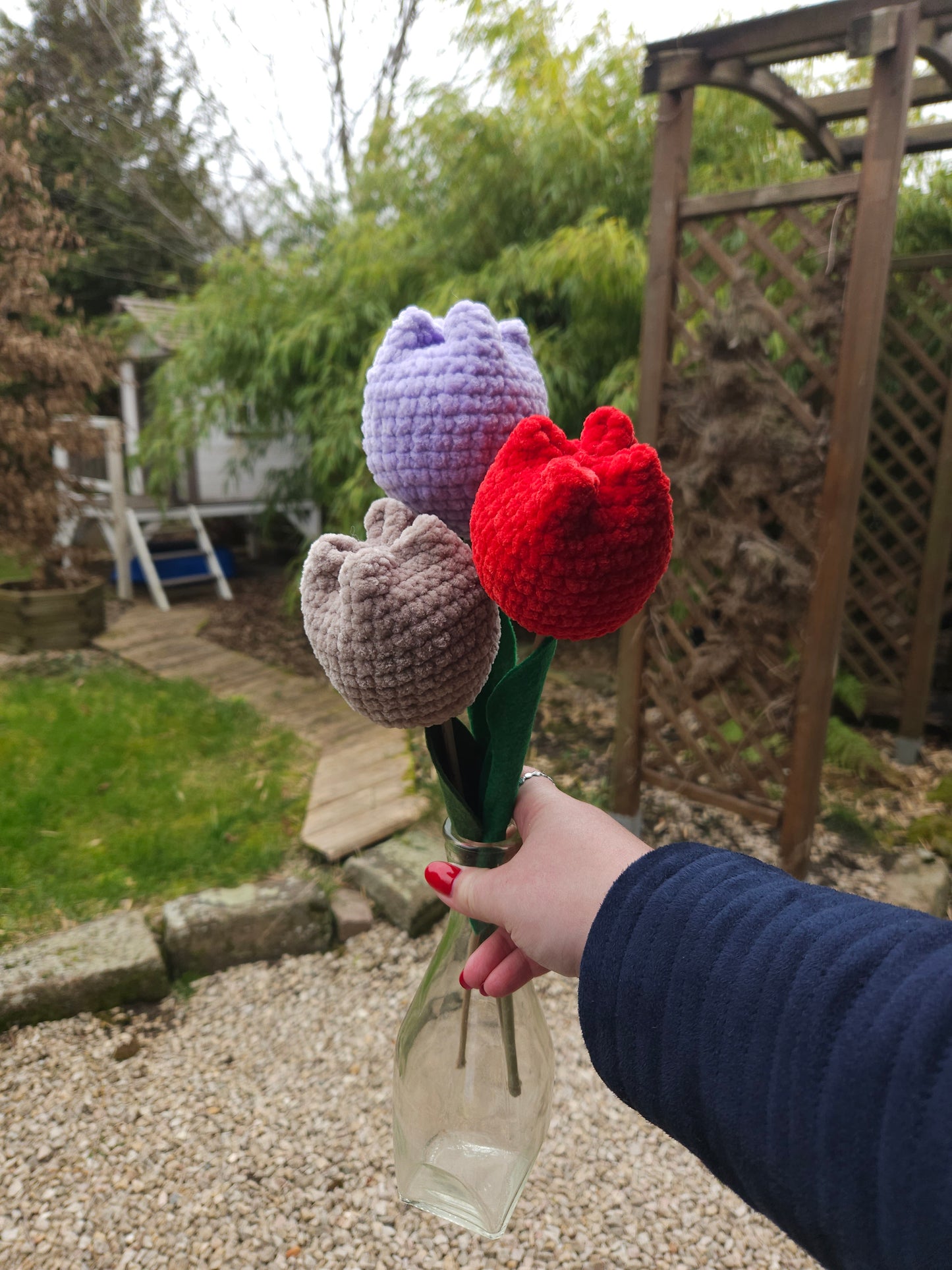 Tulipes en crochet