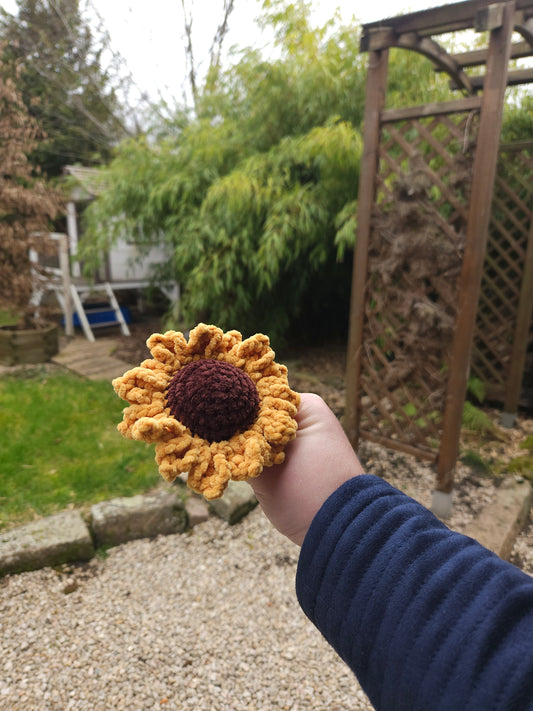 Tournesols en crochet