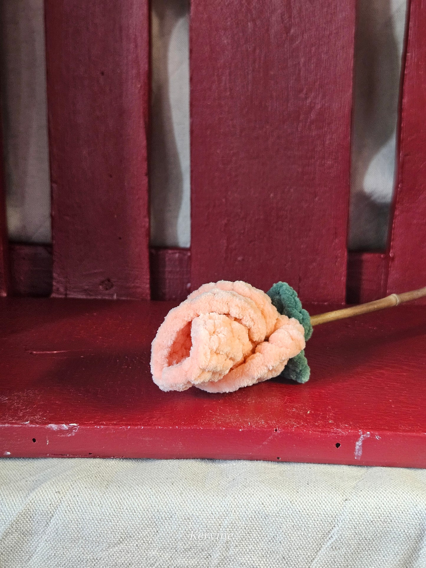 Fleurs Rose saumon L'atelier de Kervine