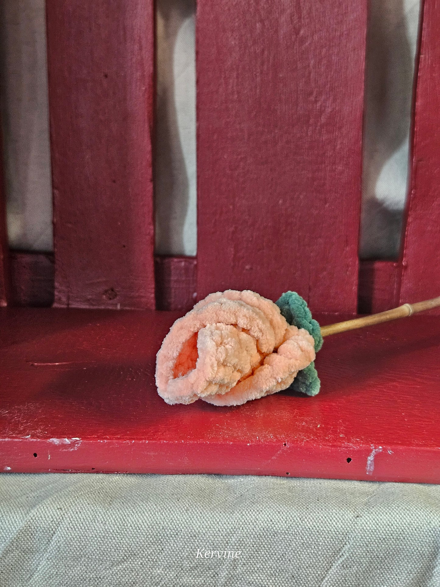 Fleurs Rose saumon L'atelier de Kervine