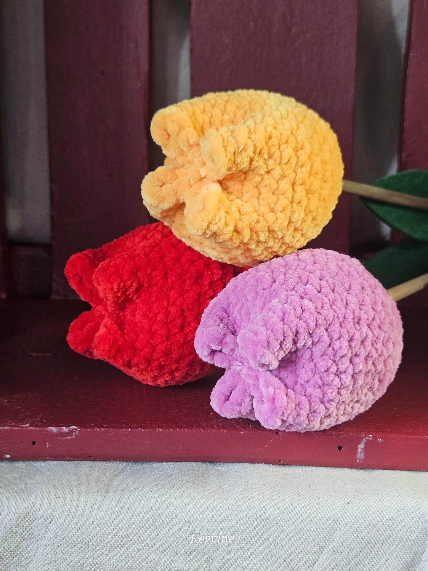 Tulipes en crochet