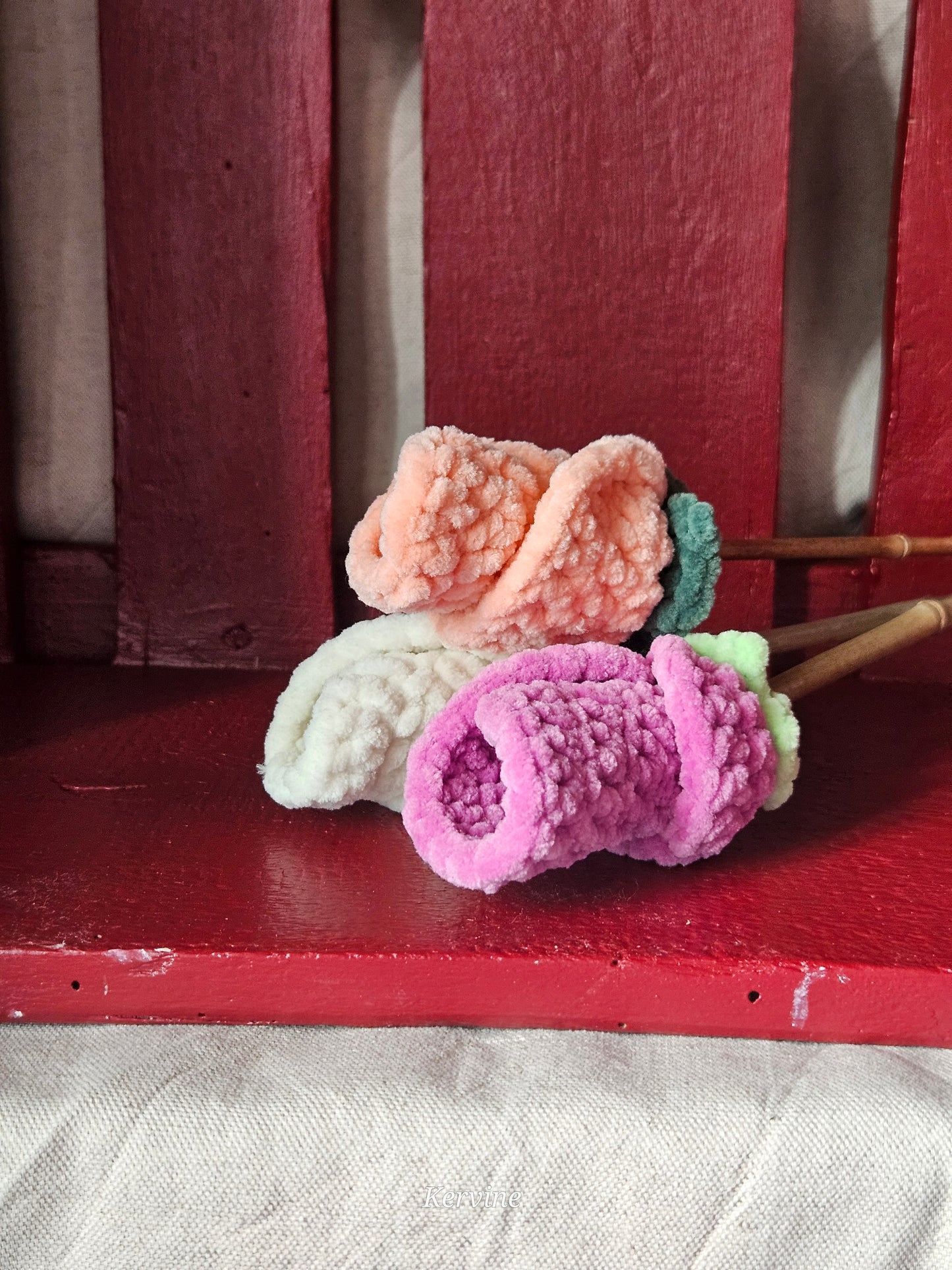 Roses en crochet