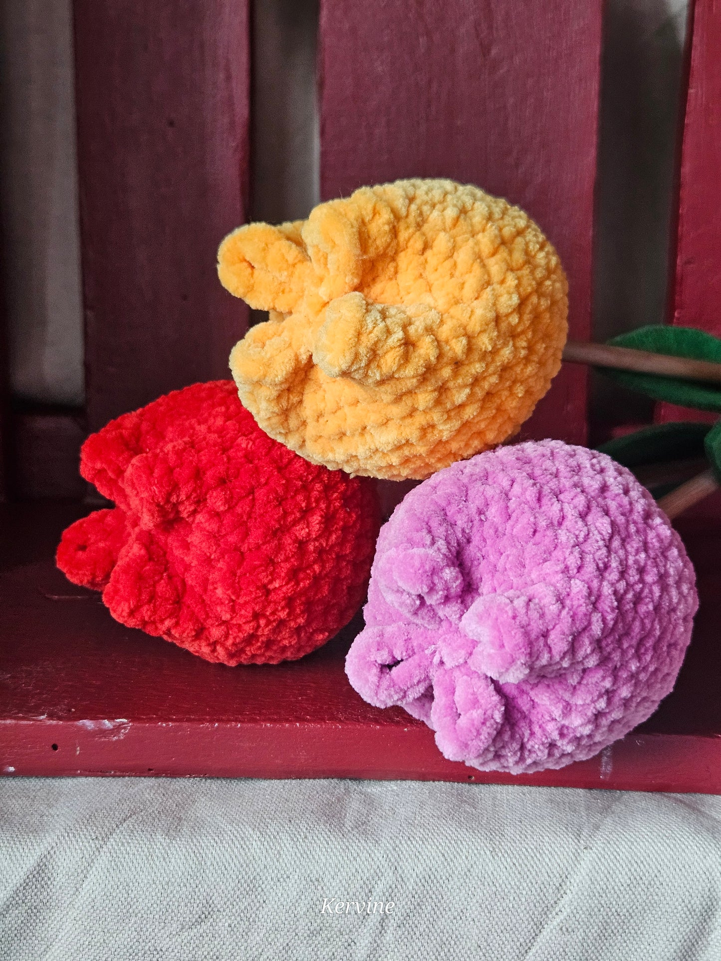 Tulipes en crochet