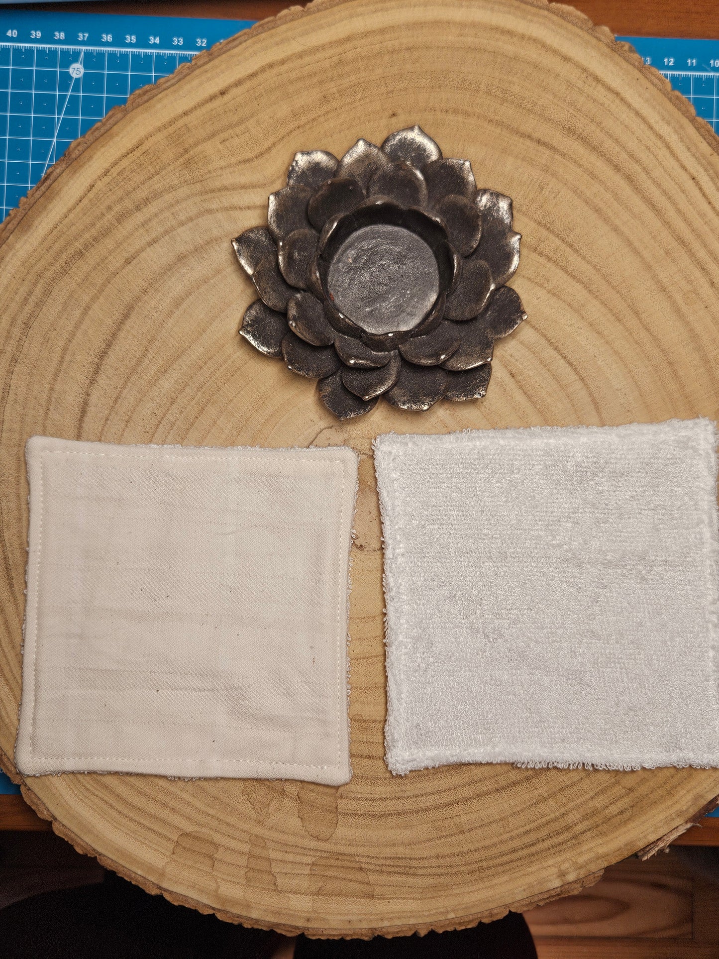 Lingette lavable à l'unité – 13,5 x 13,5 cm