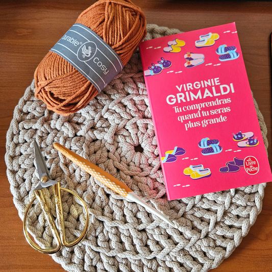 Kit crochet pochette de livre Edimbourg